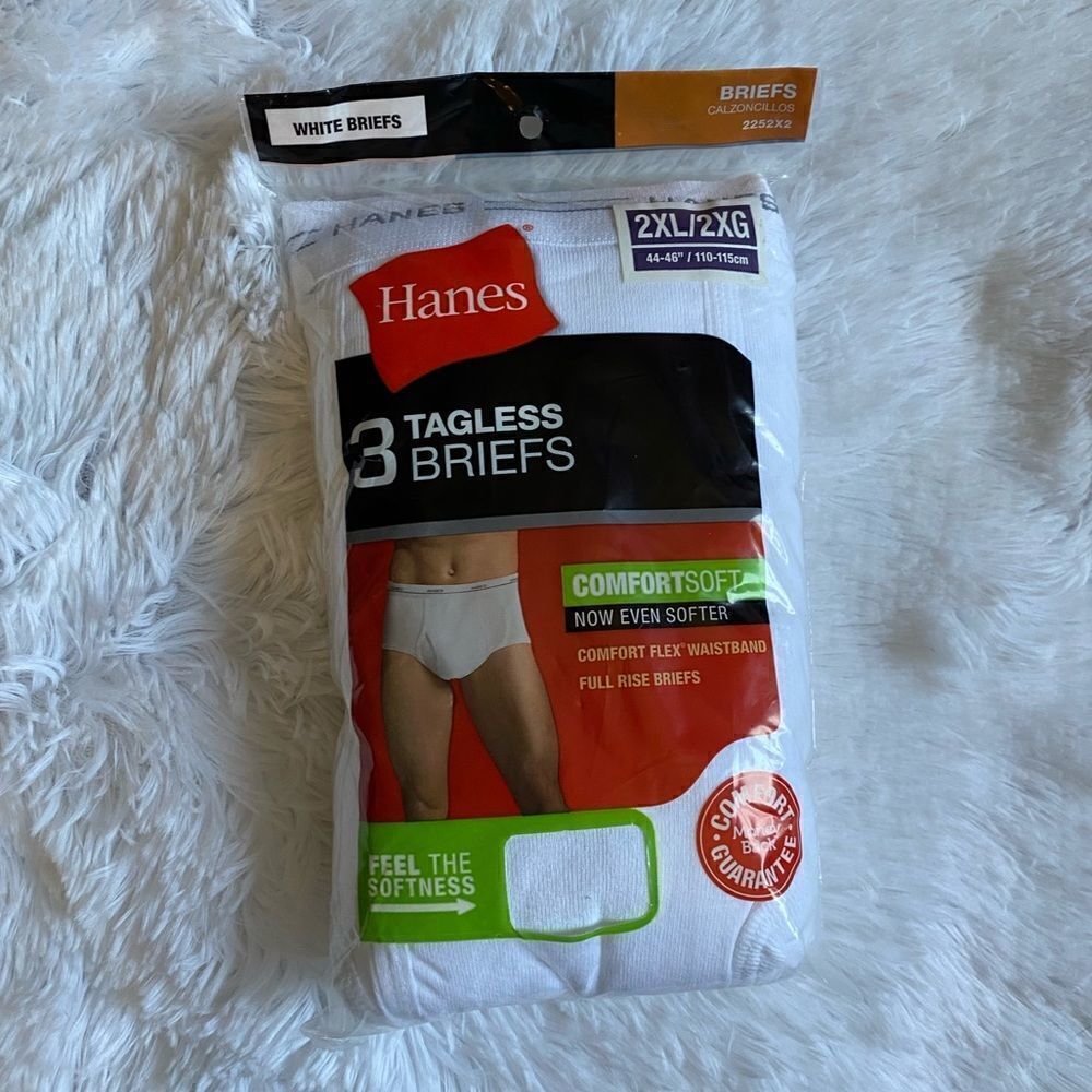 NEW Hanes  Underwear Briefs Mens Size 2X‎
